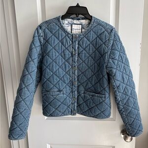 Tommy Bahama Blue Quilted Jacket